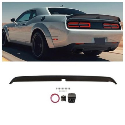 Hellcat Redeye Style Matte Black Trunk Spoiler Wing For 2008-23 Dodge Challenger