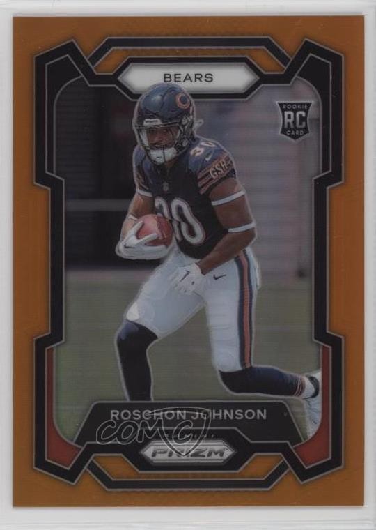 2023 Panini Prizm Rookies Orange 229/249 Roschon Johnson #314 Rookie RC 2l4