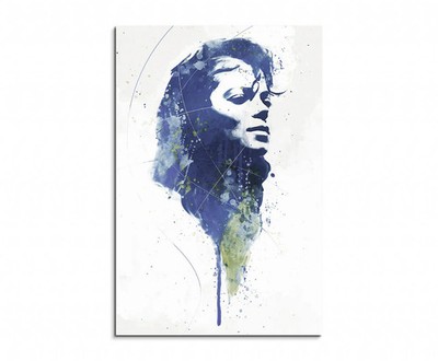 60x90cm Michael Jackson VII Aqua Wandbild Aquarell Art
