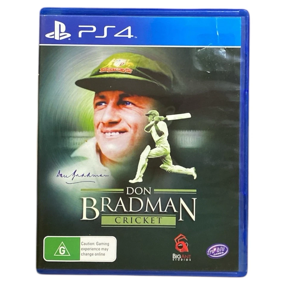 Don Bradman Cricket PS4 Game Big Ant Studios Sports Simulation PAL G Rated AUS