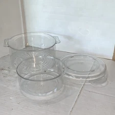 BLACK & DECKER HS80 Handy Steamer Replacement Parts Only Bowls And Lid Set Of 3