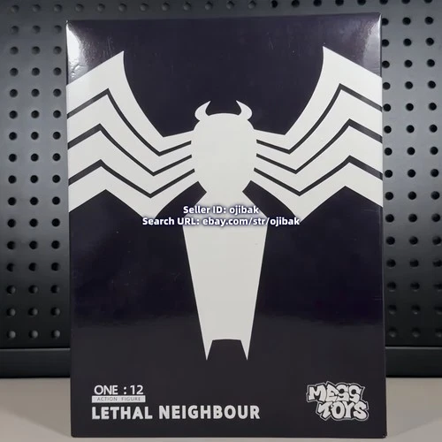 Mess Toys Venom Lethal Neighbor 1/12 Spider-Man Symbiote Action Figure US STOCK image 2