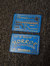 Streng Limitierte Ehrenkarte Fahrchip Laufgesch&auml;ft Geisterbahn Horror 1997