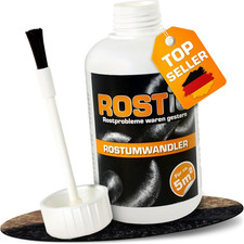 Rostio Rostumwandler 250 Ml – Rostentferner Mit Pinsel – Rostkonverter & Grundie