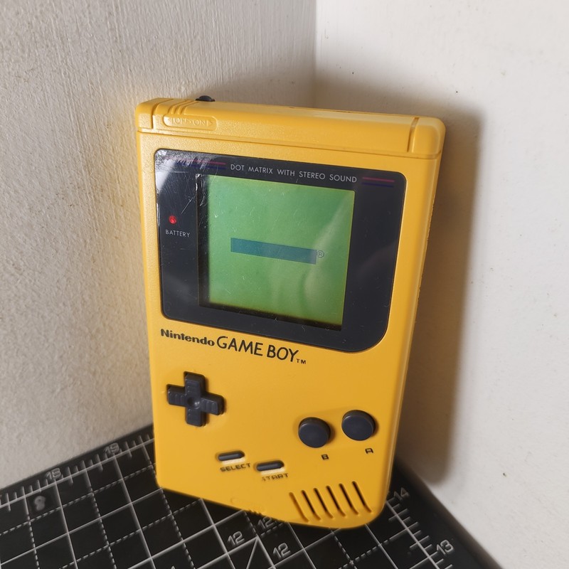 *GENUINE DMG-01* Nintendo Game Boy Original Yellow Console Only EUR - Tested VGC