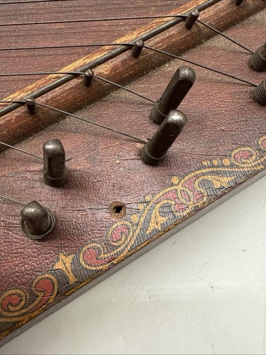 Antike USA Gitarre Zither Corp Amerikanische Mandoline Harfe Stil B um 1900 - Bild 16 von 23
