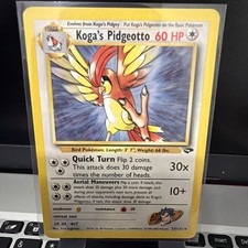 Koga's Pidgeotto 27/132 Pokemon TCG Gym Challenge Unlimited LP