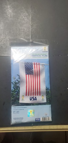 Fifa 2014 Usa World Cup Soccer Vertical Flag Ebay 