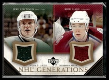 2005-06 Upper Deck NHL Generations Jere Lehtinen/Riku Hahl Dallas Stars/Colorado