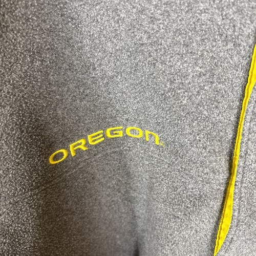 Suéter Oregon Ducks Para Hombres XL Gris Columbia PFG Pesca Vellón NCAA Fútbol - Imagen 3 de 12