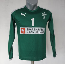 Denmark Handball Jersey 1 Landin Goalkeeper PUMA Green Shirt Size Boys XL DHF
