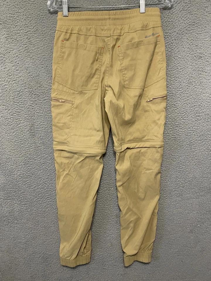 Pantalones convertibles Eddie Bauer para niños amarillos talla grande 14/16 senderismo al aire libre Foto 2 de 4