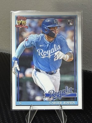 2026 Topps Series 2 RC #91B2-4 Carter Jensen 1991 Topps Anniversary Rookie KC