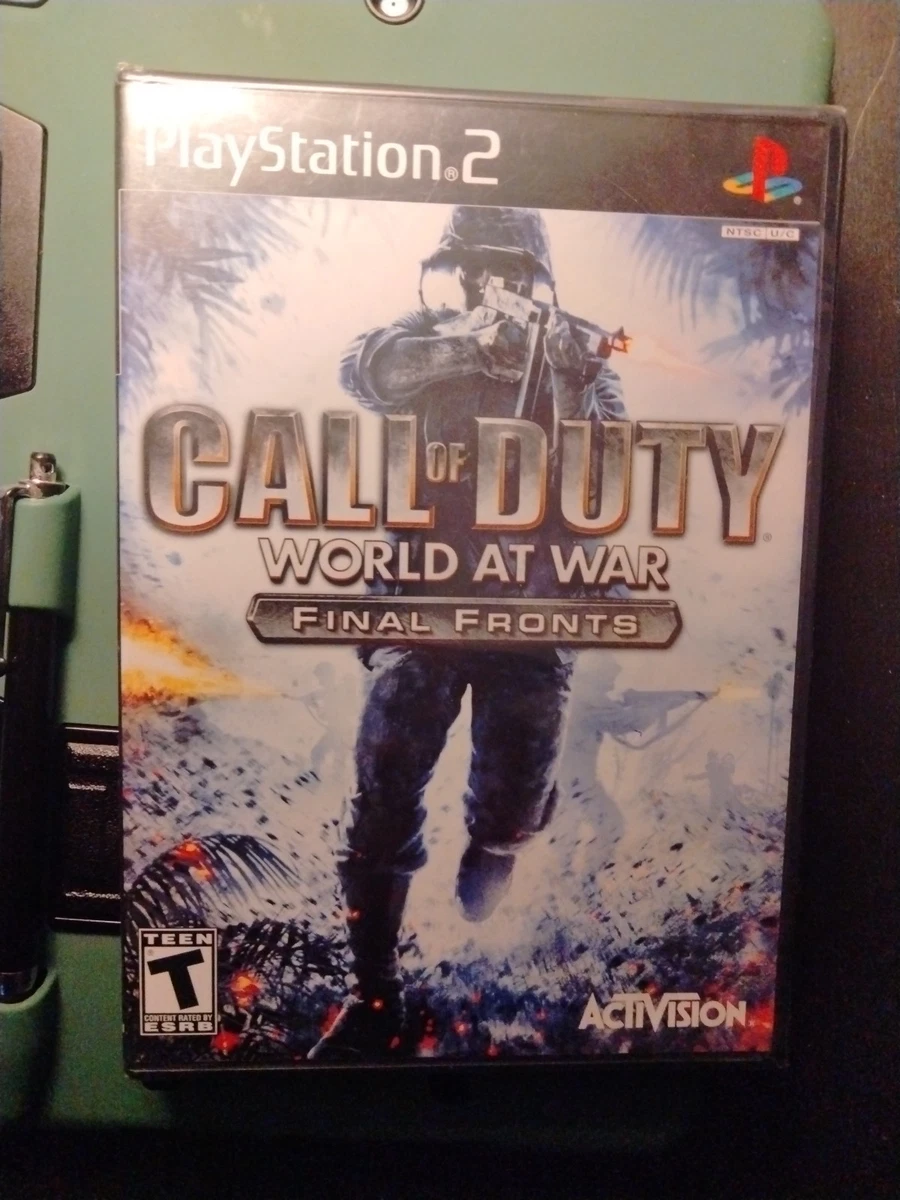 Jeux PS2 call of duty world at war final fronts - Jeux vidéo