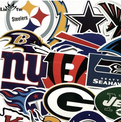 Stickerset NFL American Football USA Chiefs 49ers Packers
