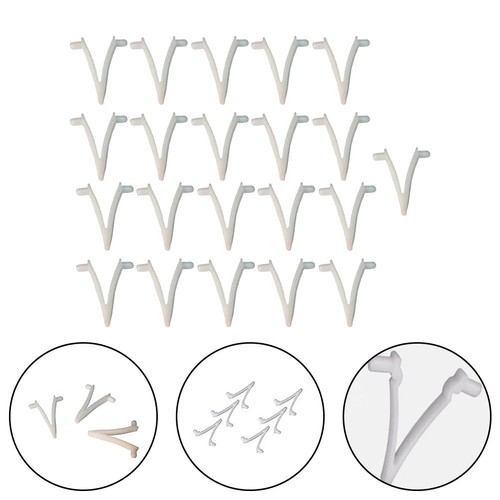 Niezawodne klipsy basenowe V 21 sztuk idealne do łączenia czyszczenia basenu na - Zdjęcie 1 z 12