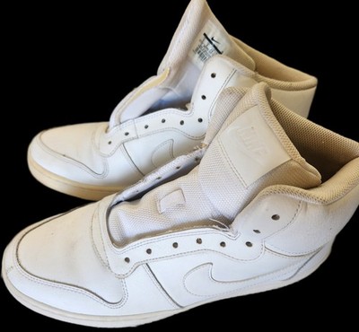 Size 10- Nike Ebernon Mid Triple White