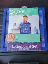 NEW Stitch Letterboard Set Alphabet Letters ABCs First Day of School Photos