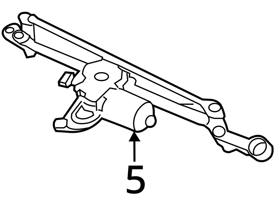 Transmisión limpiaparabrisas compatible con BMW 320i 2619828 12-18 Foto 4 de 4