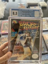 Back to The Future BTTF NES Nintendo CIB CGC Graded 8.5 WATA VGA Cart Manual