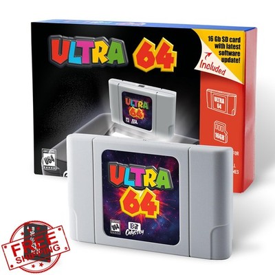 B.Brown Ultra 64 Flash Cart N64 16GB SD Card