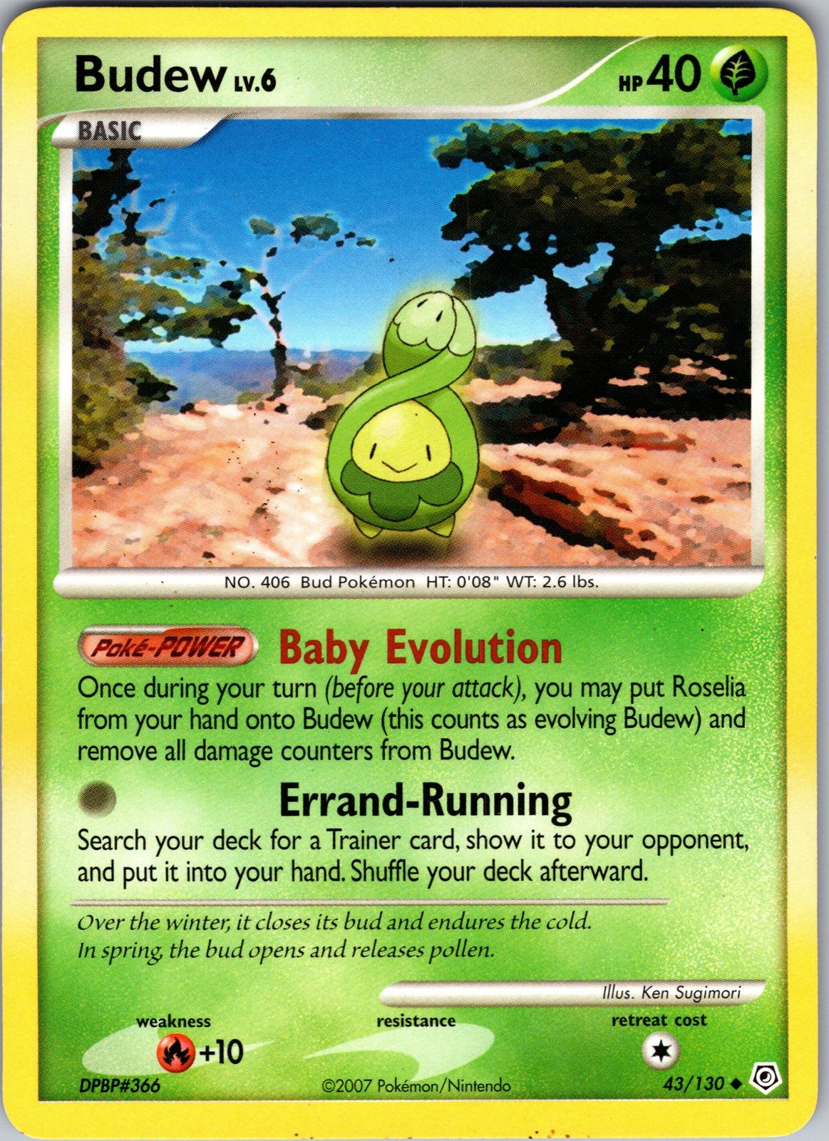 Diamond and Pearl #43/130 Budew