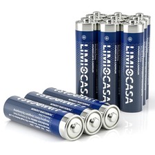 AAA Batteries 12-Pack, Alkaline Batteries with 10-Year Shelf Life, Leak-Proof...