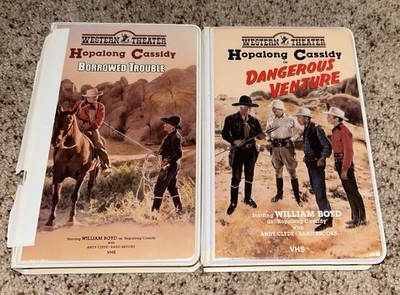 Hopalong Cassidy In Borrowed Trouble Western Theatre & Dangerous Venture VHS
