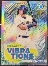 2022 Bowman - Virtuosic Vibrations Sal Frelick #VV-14 (RC) Brewers