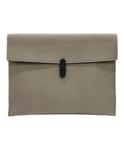 TOMOE 2WAY Leather Sacoche gray