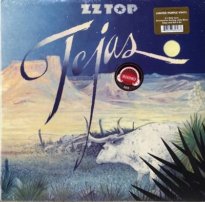 ZZ Top Tejas PURPLE 2019 RELEASE Limited Edition RTI MASTERING Vinyl LP SEALED