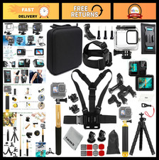 Waterproof Accessory Kit for GoPro Hero 13 12 11 10 9 - Underwater Housing, Grip