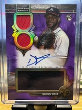 2024 Topps Triple Threads - Rookie Autographed Relics Darius Vines #/75