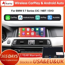 Wireless CarPlay Android Auto Module Für BMW 5 7 Series F10 F11 F07 CIC NBT EVO