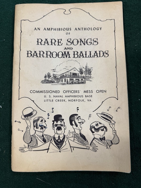 U.S. Navy - An Amphibious Anthology of Rare Songs and Barroom Ballads Booklet