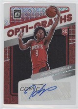 2021-22 Panini Donruss Optic Opti-Graphs Choice Prizm Josh Christopher Auto 0qw3