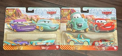 NEW Race To Celebrate Mater And Lightning Mcqueen & Ramone & Flo Two Pack 2026