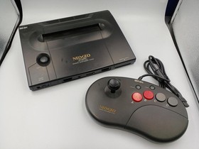 SNK Neo Geo Neogeo AES ROM Console System with Stick Controller Set Tested
