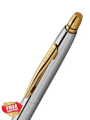 Cross Click Medalist Chrome Ballpoint Pen Black Ink