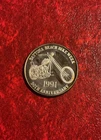 1991 Daytona Beach, FL Bike Week 1 Troy Oz 999 Silver Round - Motorcycle Rally