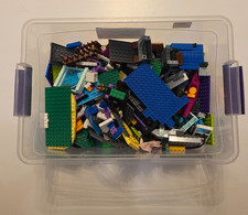 1 kg Original Lego gemischte Großpackung - saubere Steine, Platten & Stck. - zufällige Mischung