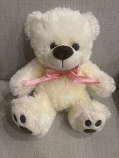 Teddy Bear Dan Dee Collector's Choice Plush Pink Bow Chocolate Scented