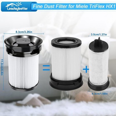 vhbw 2x filtro compatibile con Miele S4211, S8 Cat and Dog