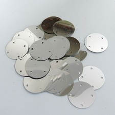Sequins Silver 35mm Paillettes/Flat 50/ 250 25 Off pieces Loose