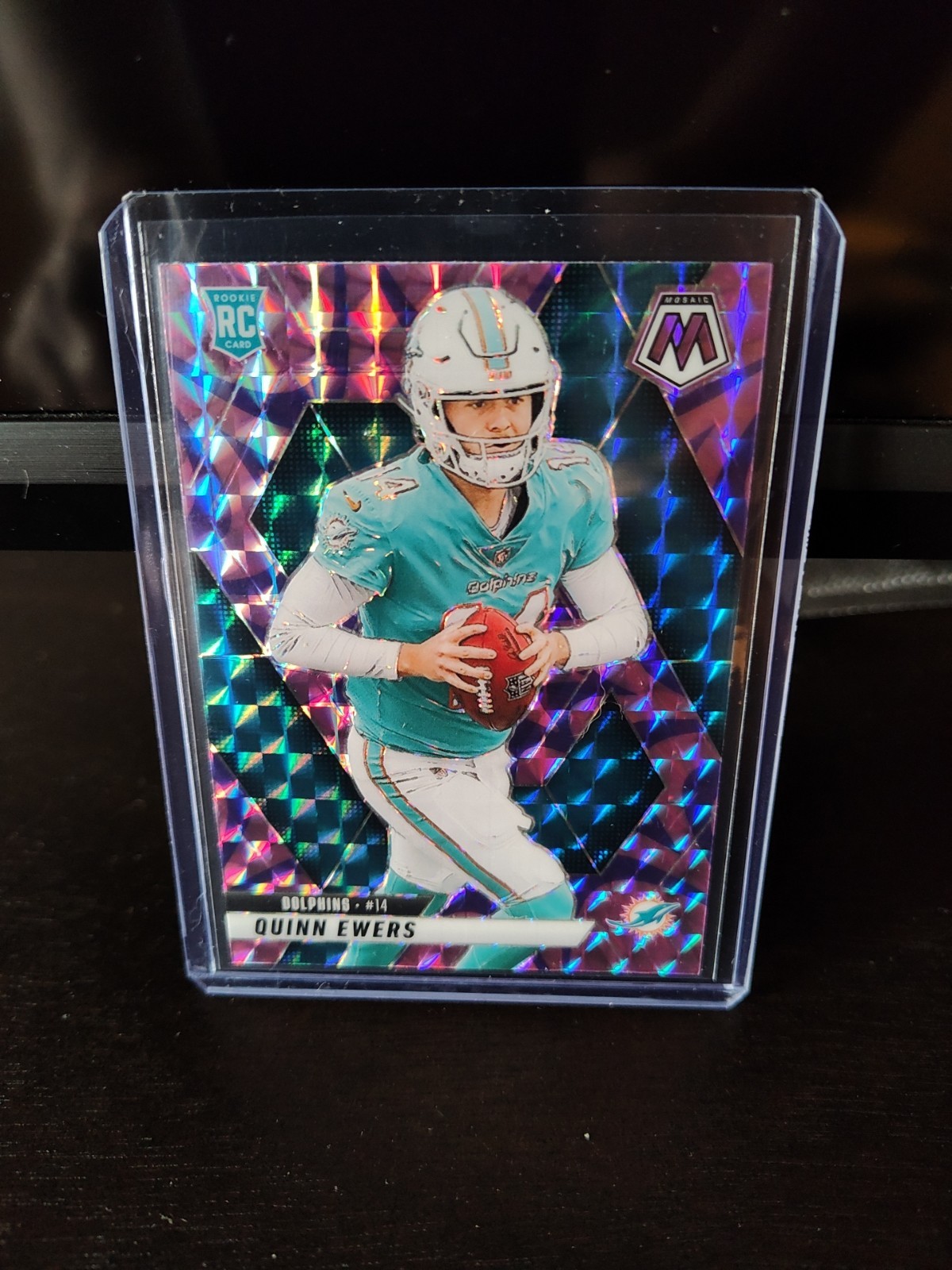 2025 Mosaic Quinn Ewers #308 Reactive Purple Rookie Card