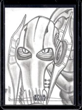 Marketplace image: 2026 Topps Chrome Star Wars General Grievous Artist Auto Autograph Sketch #1/1