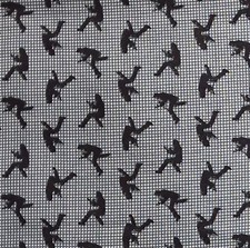 BTHY Elvis Presley Jailhouse Rock Dance Black Cotton Fabric By Half Yard