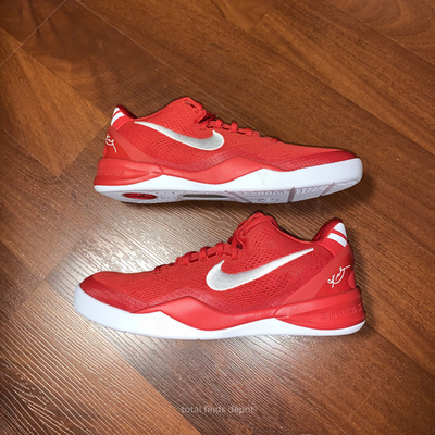 Nike Kobe VIII GS Youth Basketball Shoes Red White Size 7Y