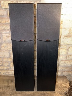 Pair of Polk Audio R300 Tower Floor Speakers. Minor Cosmetic Flaws, See Video!