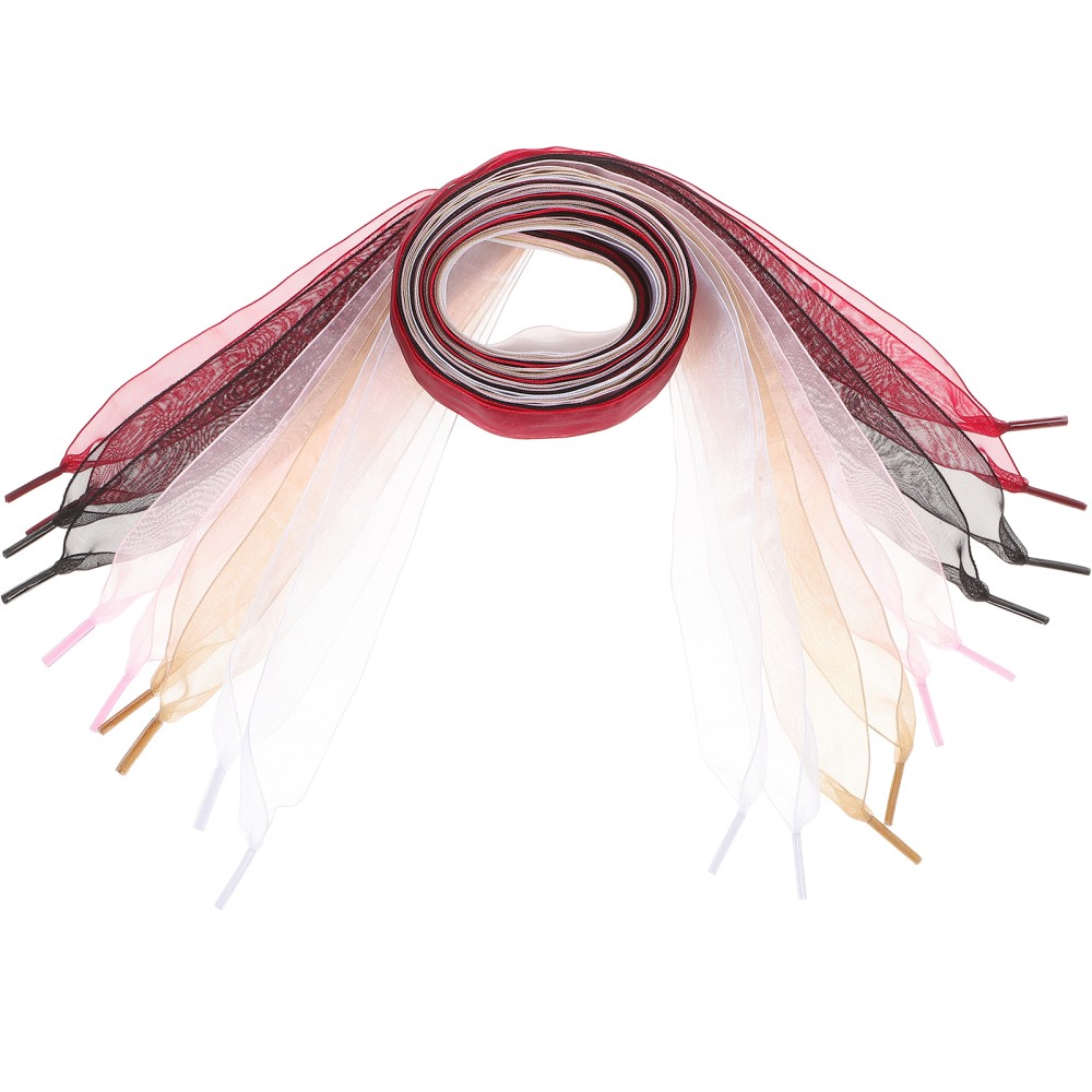 APL 5 Pezzi Nastro Lacci per Scarpe Miss Lacci Multicolore per Scarpe Lacci per Scarpe